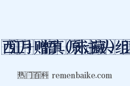 西江月+赠悟真（原未注藏头）组词是什么意思的图片